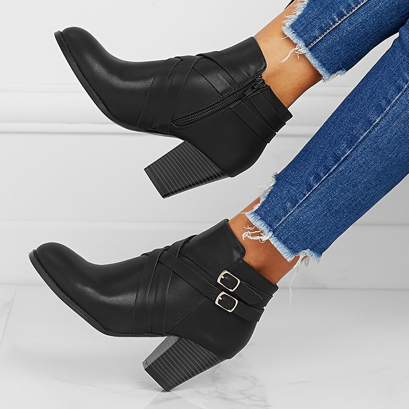 Cura | Orthopedic Leather Heel Boots