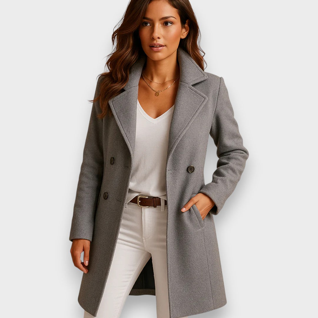 AMARA™ – Elegant Wool Coat